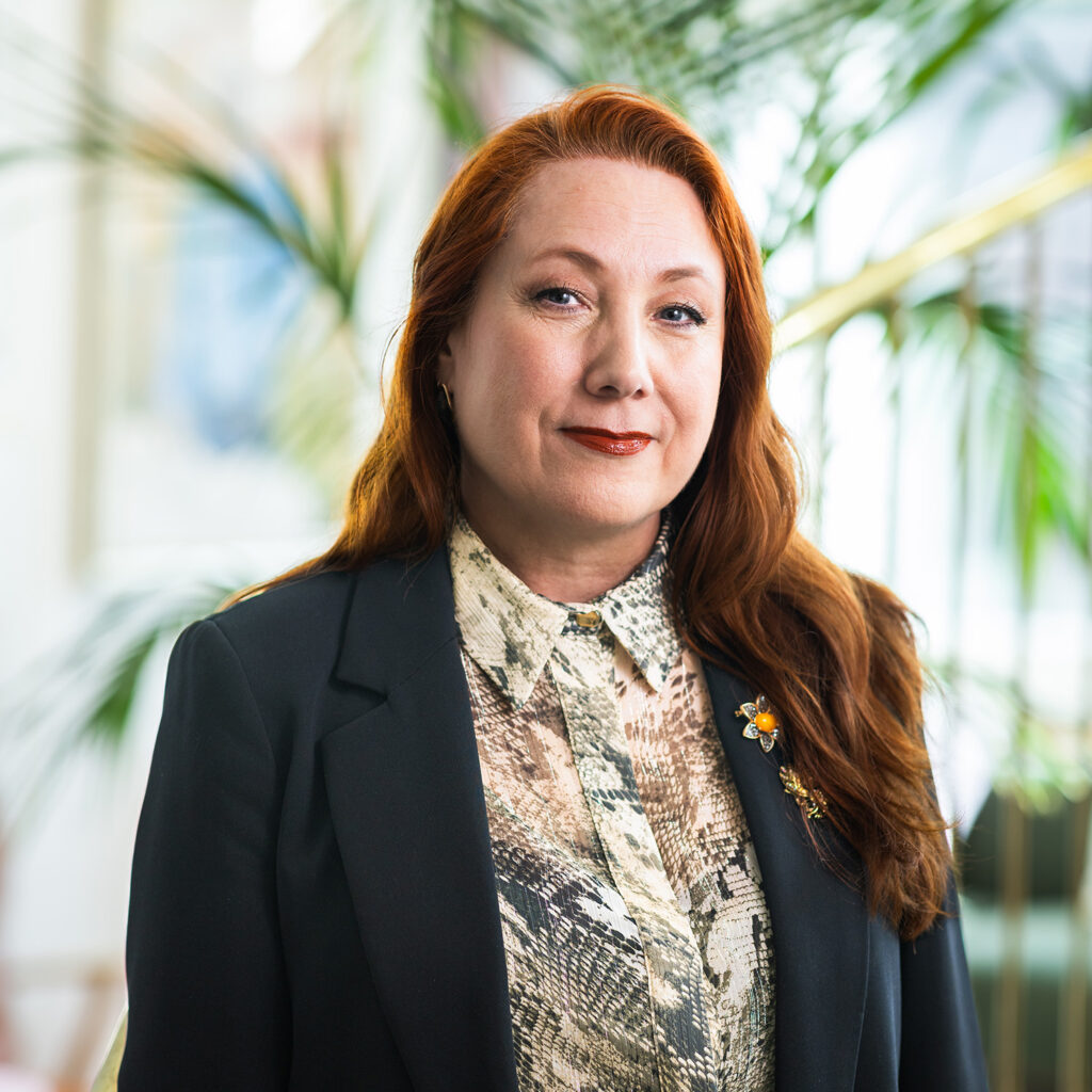 Porträttfoto av Anna-Maria von Bonsdorff