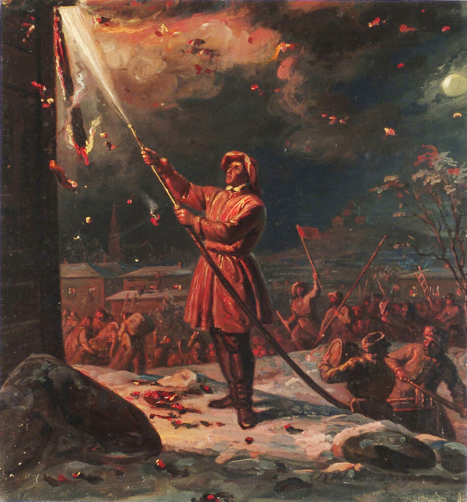 Robert Wilhelm Ekman (1808–1873): Åbo brand. Finlands Nationalgalleri. Foto Harri Aalto.