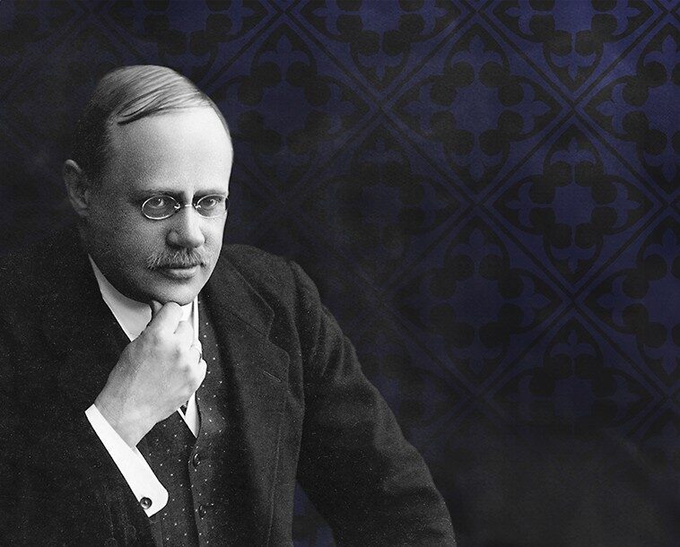 Porträtt av en man som ser betänksam ut