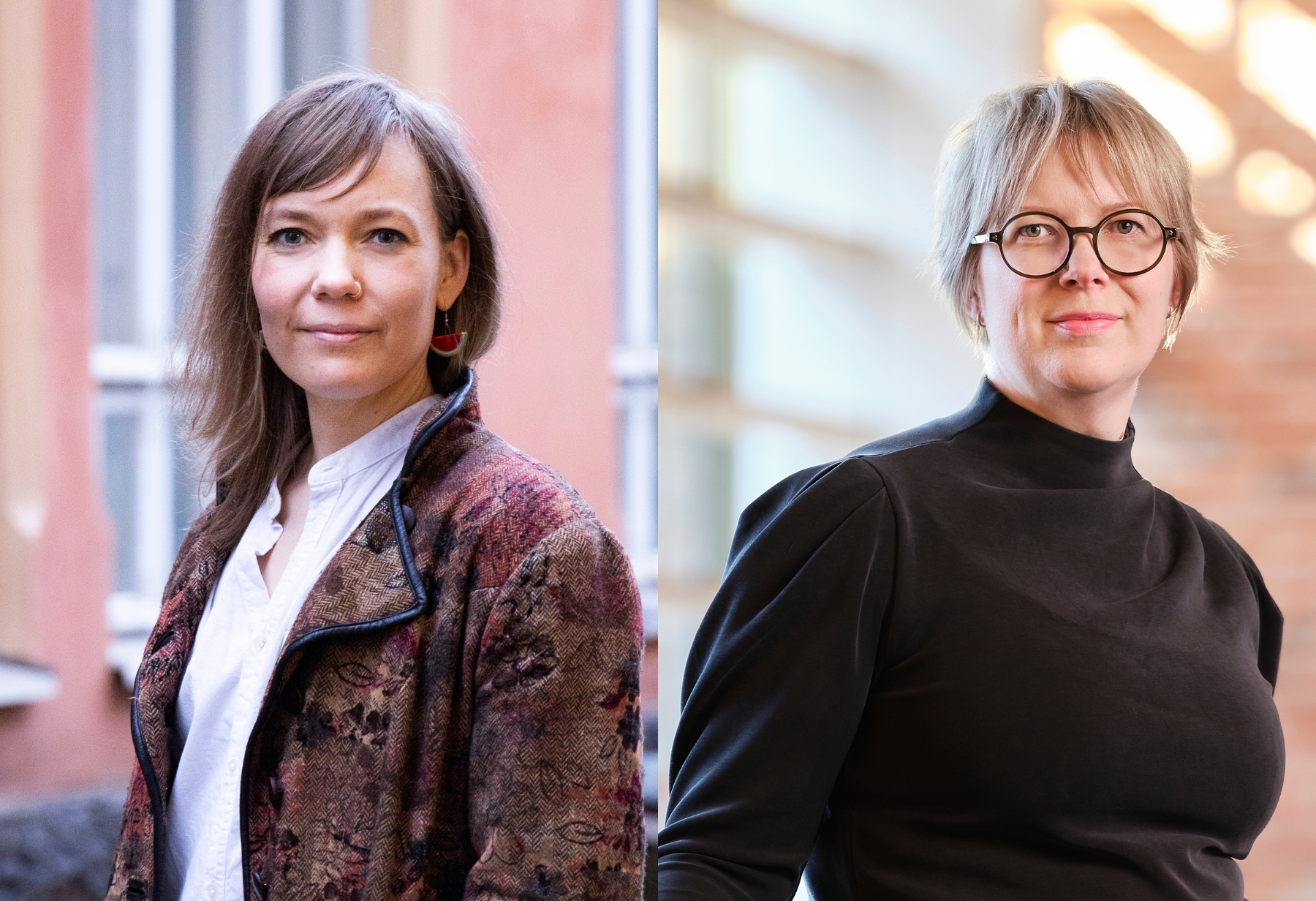 två personer